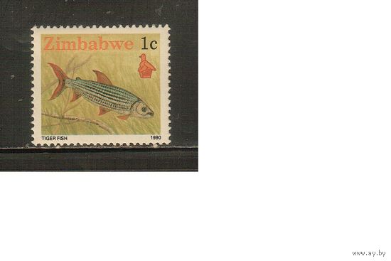 Зимбабве-1990(Мих.418),  ** ,    Морская Фауна , Рыбы,