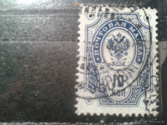 Финляндия, 1891. Стандарт, герб, 10 коп. Mi-13,0 евро гаш.
