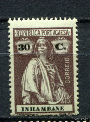 Португальские колонии - Иньямбане - 1914 - Жница 30С - [Mi.83] - 1 марка. MH.  (Лот 121AR)