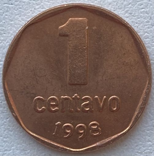 Аргентина 1 сентаво 1998 г.