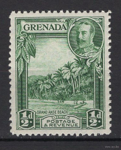 1934 Гренада /Grenada** 1/2 d Георг V  Пляж SG#135