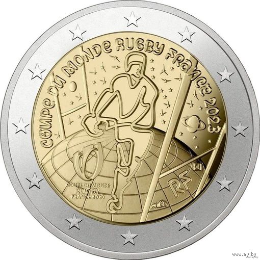 2 евро 2023 Франция Чемпионат мира по регби UNC из ролла