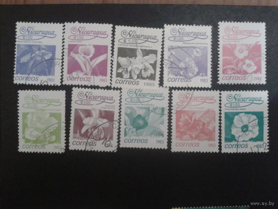 Никарагуа 1983 стандарт, цветы