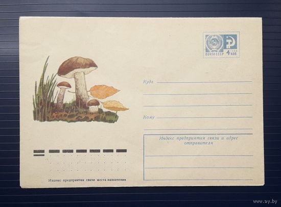 СССР 1975 ХМК худ.Куприянов. Подберезовик(1).