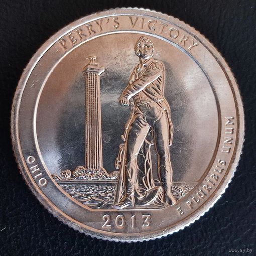 США квотер 2013 парк штата Огайо двор S