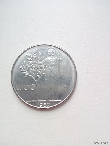 100 лир 1989г. Италия