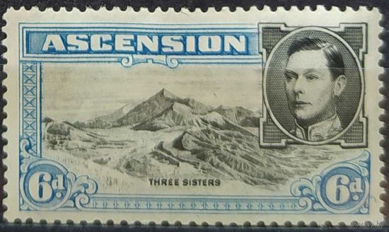 Британские колонии. Остров Вознесения, 1938-49 г. SG43 MH