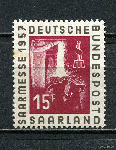 Саар (ФРГ) - 1957 - Производство стали - [Mi. 400] - полная серия - 1 марка. MNH.  (Лот 91FP)-T25P26