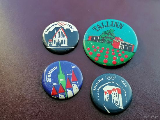 Москва 80 .олимпиада 80  4 шт Таллин