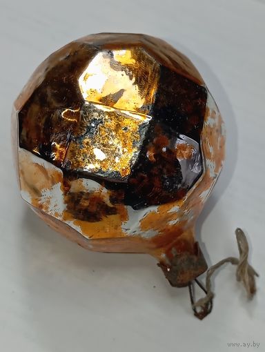 Ёлочная игрушка шар , СССР .