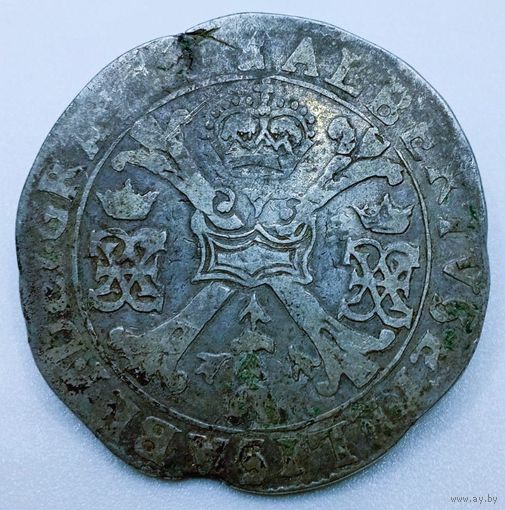 Талер Патагон 1612-1621, с рубля, пореже Турне и Турнезис, остатки ШБ