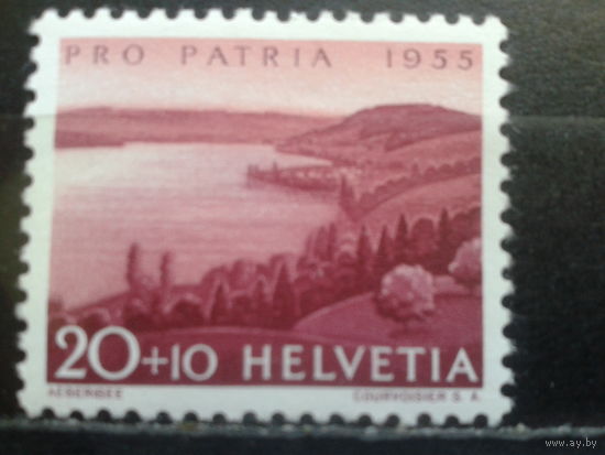 Швейцария, 1955, пейзаж**