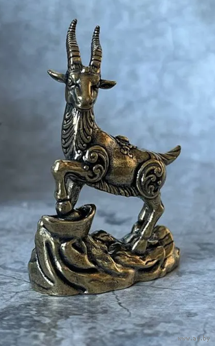Статуэтка Козлик Латунь