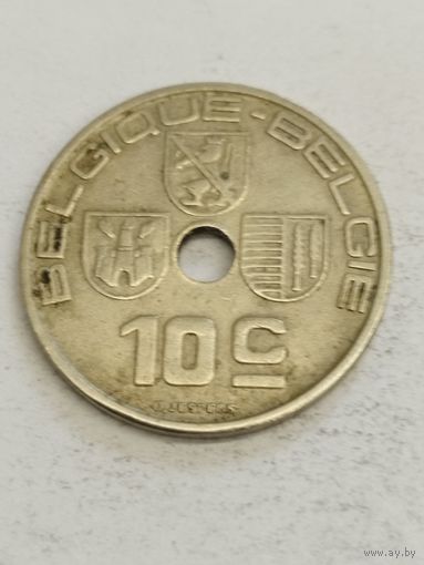 Бельгия 10 сентим 1938