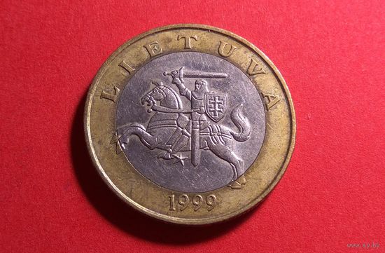 2 лита 1999. Литва.