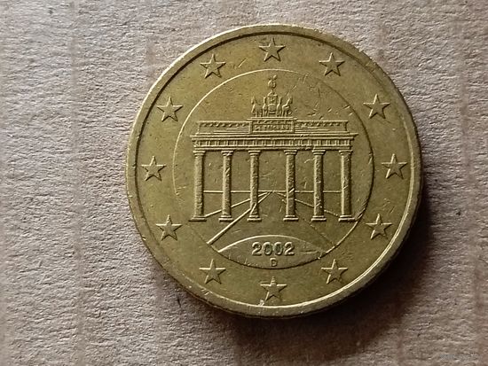 Германия 50 евроцентов, 2002"D". (-U-D-84)