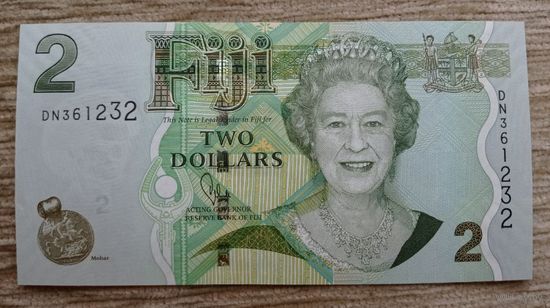 Werty71 Фиджи 2 доллара 2011 UNC банкнота
