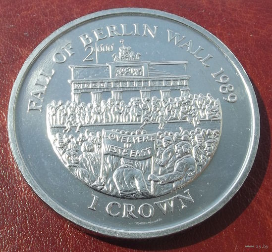 Остров Мэн. 1 крона 1989