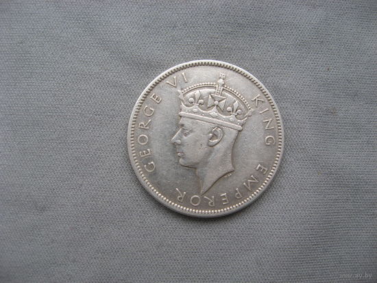 Фиджи 1 флорин 1942 год Георг VI