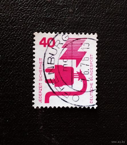 Марка Германия 1971 год Стандартный выпуск