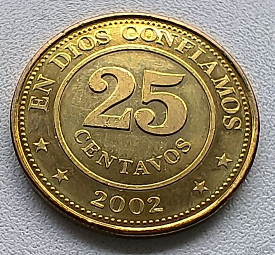 Никарагуа 25 сентаво, 2002  3-12-24