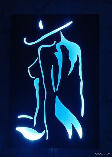 Настенное панно с RGB подсветкой