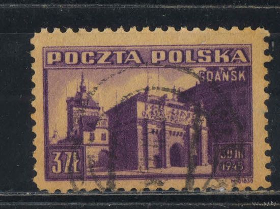 Польша 2-я Респ 1945 Памятники Гданьска Высокие Ворота #412А