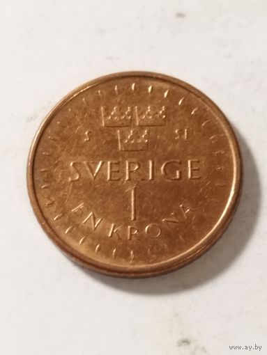 Швеция 1 крона 2016