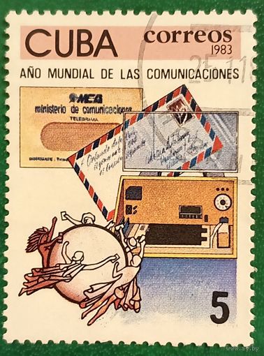 Куба 1983. Всемирный год связи