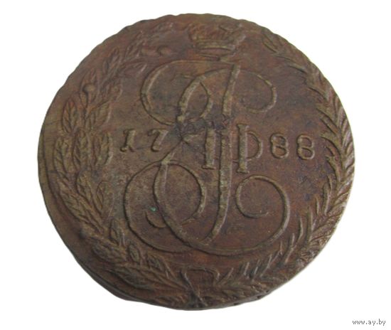 5 копеек 1788 ЕМ