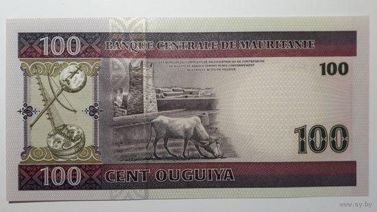Мавритания, 100 угий 2008 г. Серия AD A. UNC.