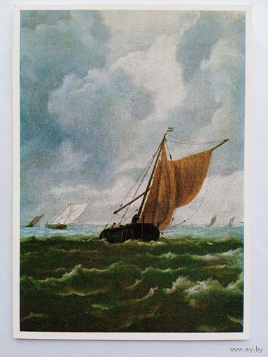 Рейсдаль. Волнующееся море. Фрагмент. Издание Германии