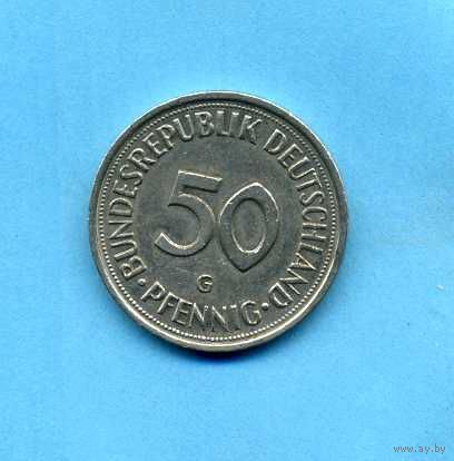 50 пфеннигов 1990 G ФРГ Германия