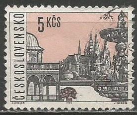 Чехословакия. Прага. Столица. 1965г. Mi#1582.