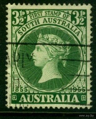 Австралия - 1955 [Mi. 258] Гашеная (AU04)