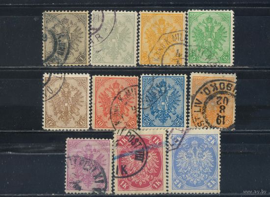 Австро-Венгрия Босния и Герцеговина 1900 Герб Стандарт А #10-5,17,19-22