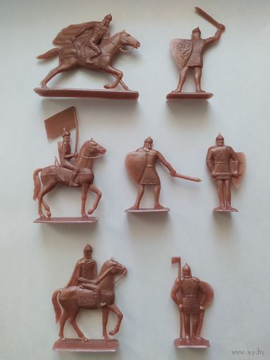 Солдатики СССР. "Ледовое побоище" (Древнерусские воины).