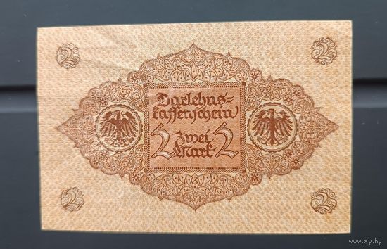 2 марки 1920   Банкнота Веймарская республика  Берлин