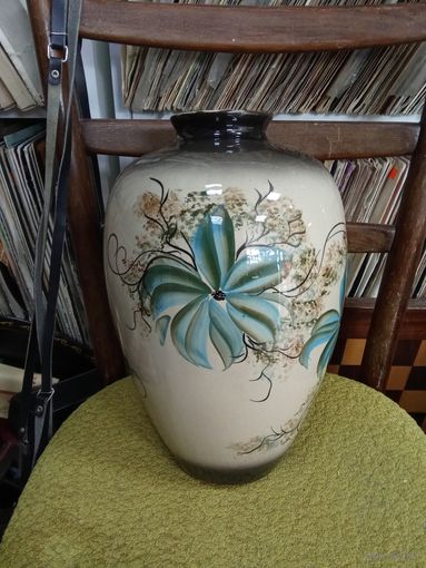 Ваза керамика роспись СССР 31см