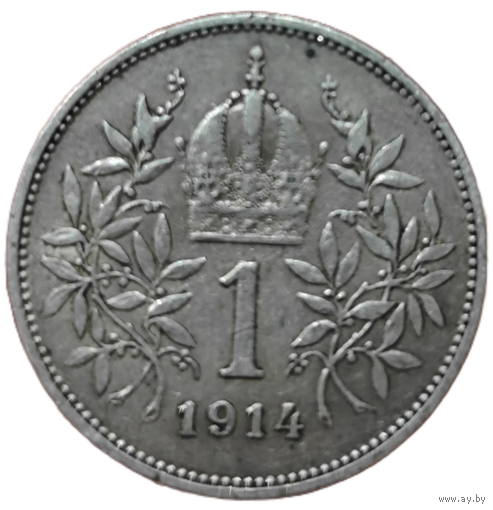 Австрия 1 крона, 1914 года. Франц Иосиф I