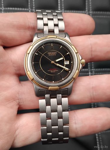 Часы ORIENT. Оригинал. Кварц. Titanium.
