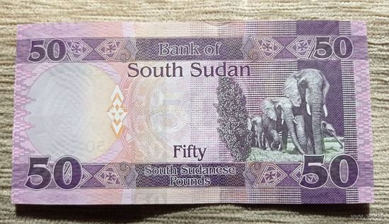 Werty71 Южный Судан 50 фунтов 2019 год UNC банкнота Слоны