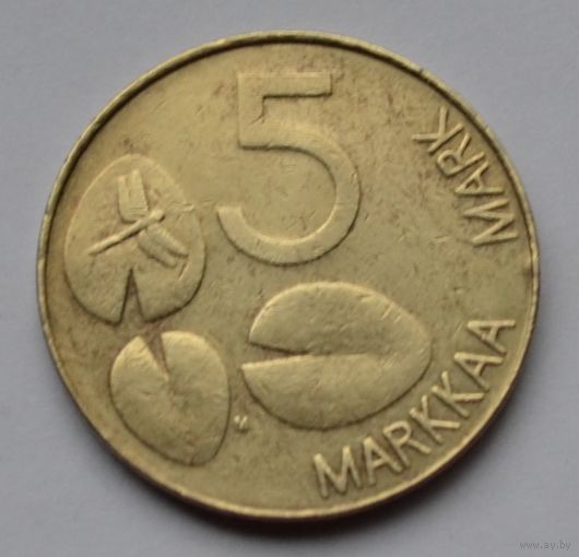 Финляндия, 5 марок 1994 г.