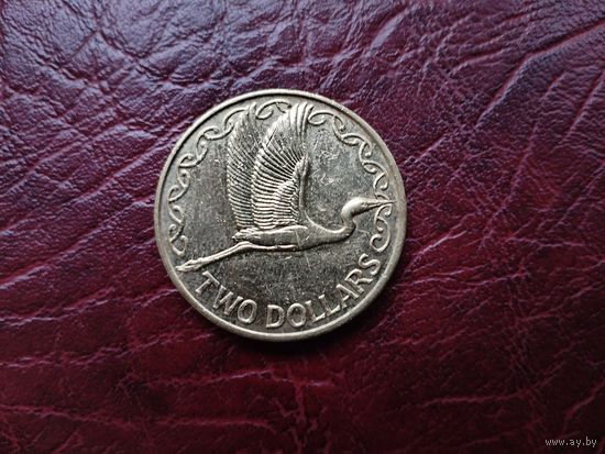 2 доллара Новая Зеландия 2019 г.