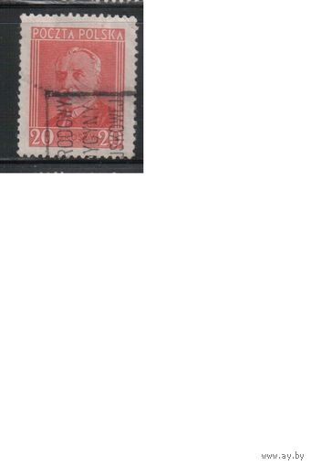 Польша-1927,(Мих.246)  гаш. , Личности, Президент (одиночка)