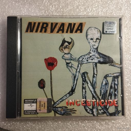 Nirvana INCENTIVE лицензионный диск, произведен в России, Юниверсал Мьюзик, 2009 г