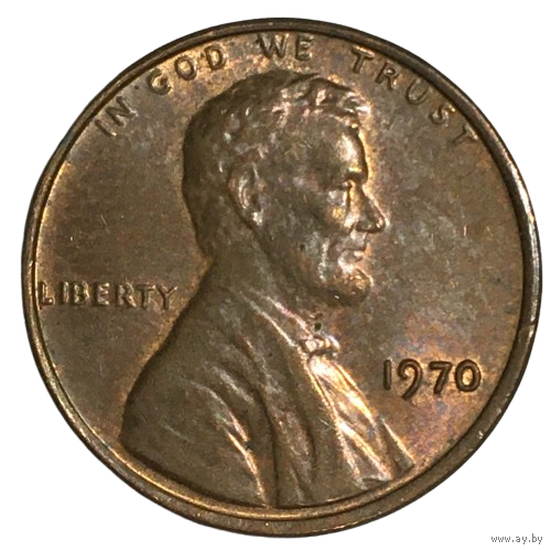 США 1 цент, 1970