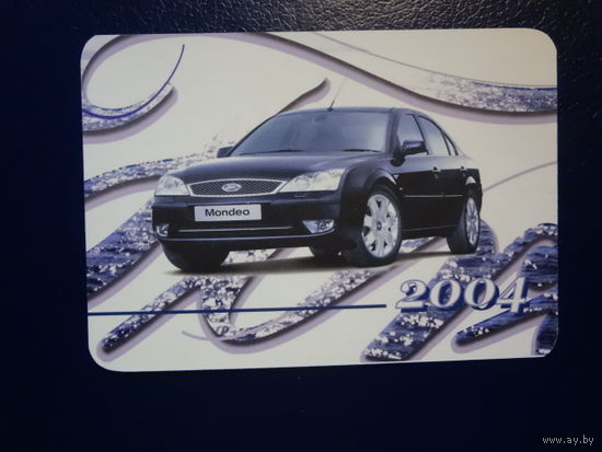Календарик 2004 г.  Продажа автомобилей.