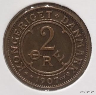 Дания 2 эре 1907