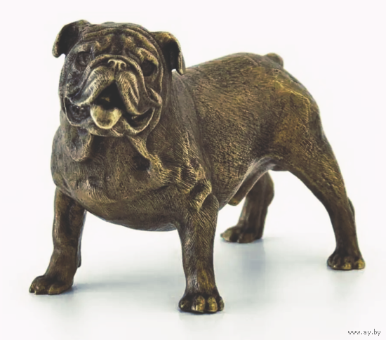 Статуэтка Английский бульдог Бронза